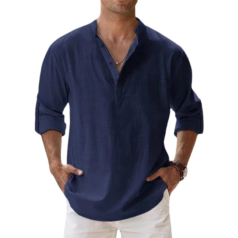 Ibiza - Linen and cotton shirt