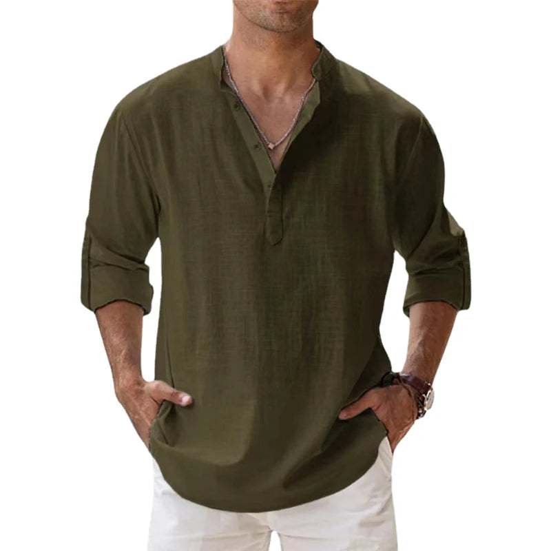 Ibiza - Linen and cotton shirt