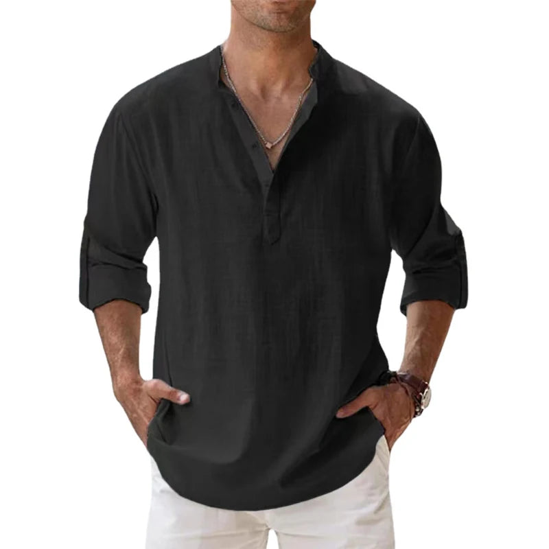 Ibiza - Linen and cotton shirt