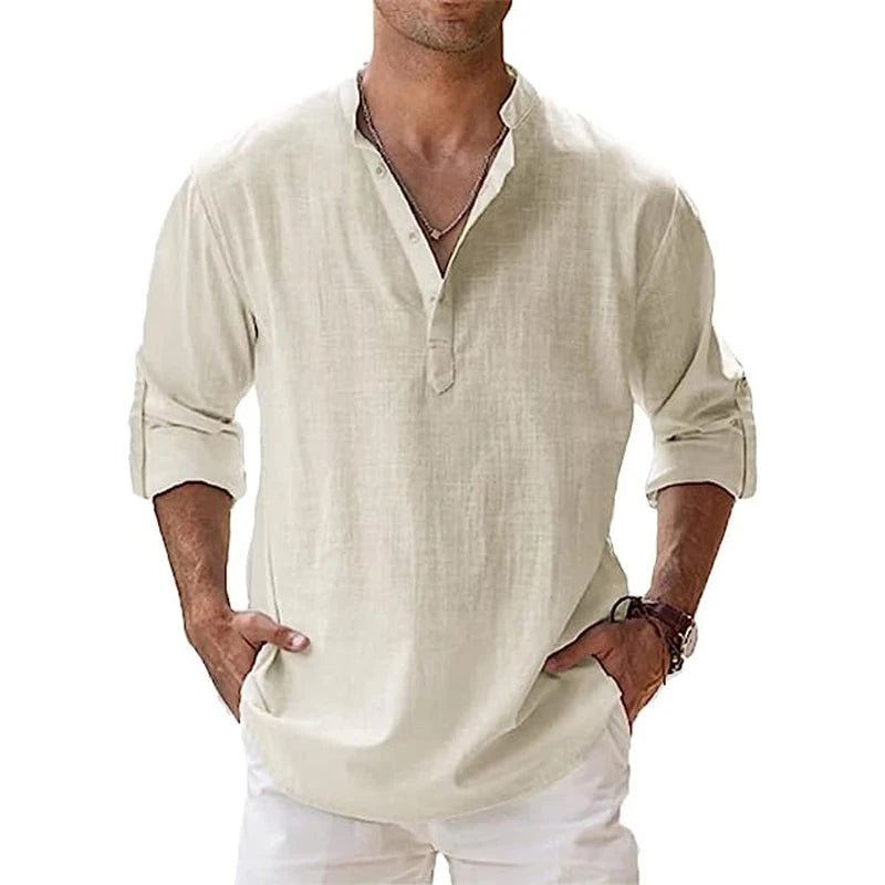 Ibiza - Linen and cotton shirt