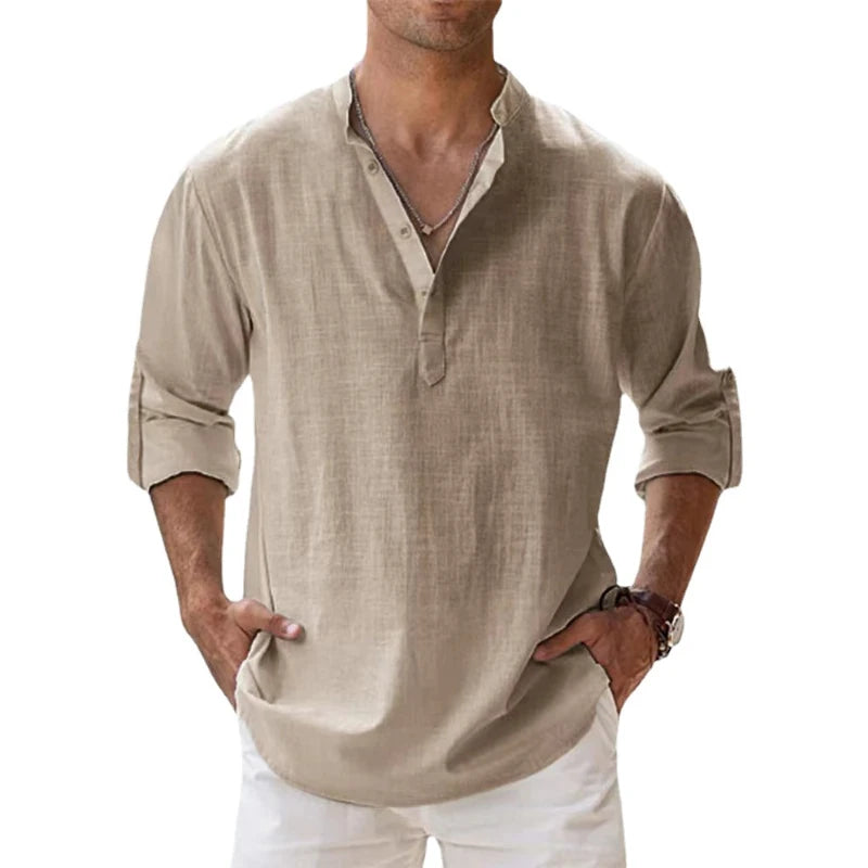 Ibiza - Linen and cotton shirt